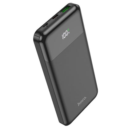 Vanjska baterija HOCO J102, 10000mAh, 20W, QC + PD, 1 x USB-A - 1 x USB-C, Crna