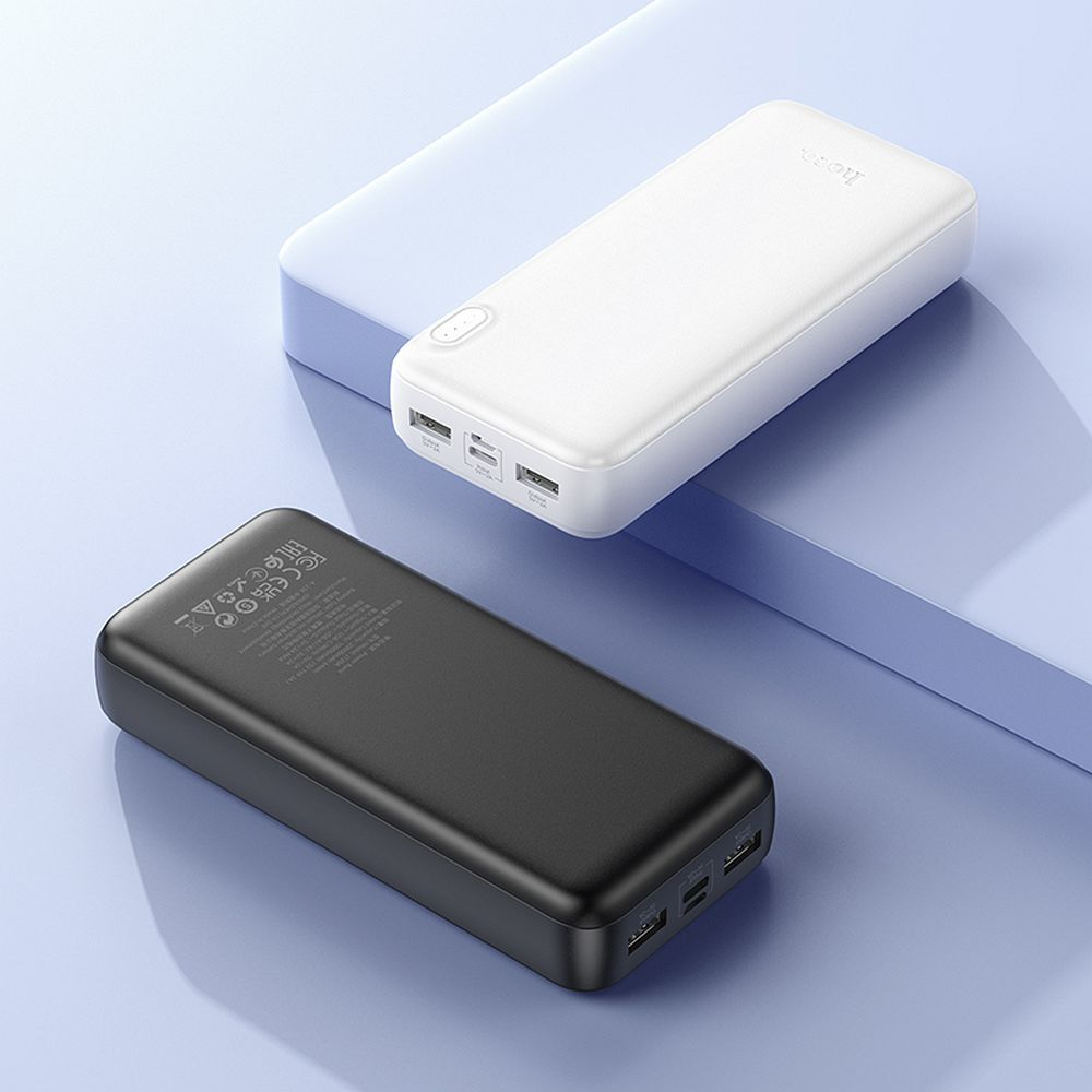 Vanjska baterija HOCO J128A, 20000mAh, 10W, 2 x USB-A, Crna, Obnovljena