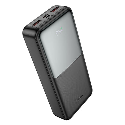 Vanjska baterija HOCO J136A, 20000mAh, 22.5W, QC + PD, 1 x USB-C - 2 x USB-A, Crna