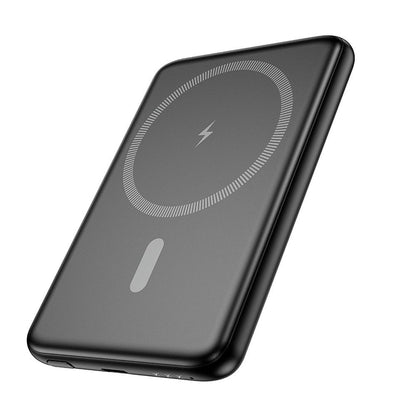 Vanjska baterija HOCO Wireless J140A, 5000mAh, 20W, PD + QI, 1 x USB-C, Crna