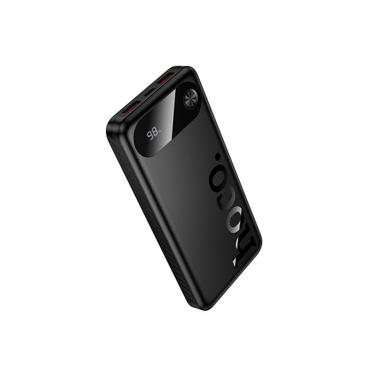 Vanjska baterija HOCO J154, 10000mAh, 22.5W, QC + PD, 1 x USB-C - 2 x USB-A, Crna
