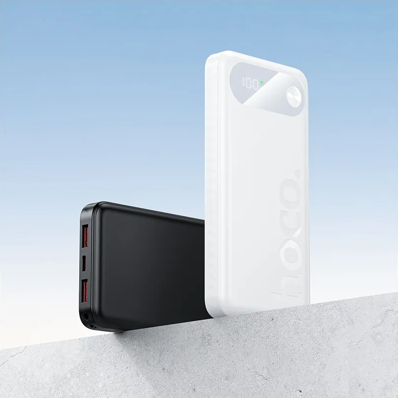 Vanjska baterija HOCO J154, 10000mAh, 22.5W, QC + PD, 1 x USB-C - 2 x USB-A, Bijela