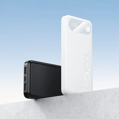 Vanjska baterija HOCO J154, 10000mAh, 22.5W, QC + PD, 1 x USB-C - 2 x USB-A, Bijela