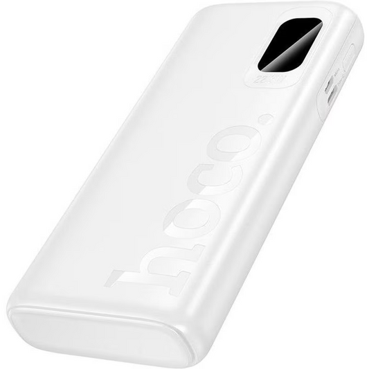 Vanjska baterija HOCO J158 Pro Runner, 10000mAh, 22.5W, QC + PD, 1 x USB-C - 2 x USB-A, Bijela