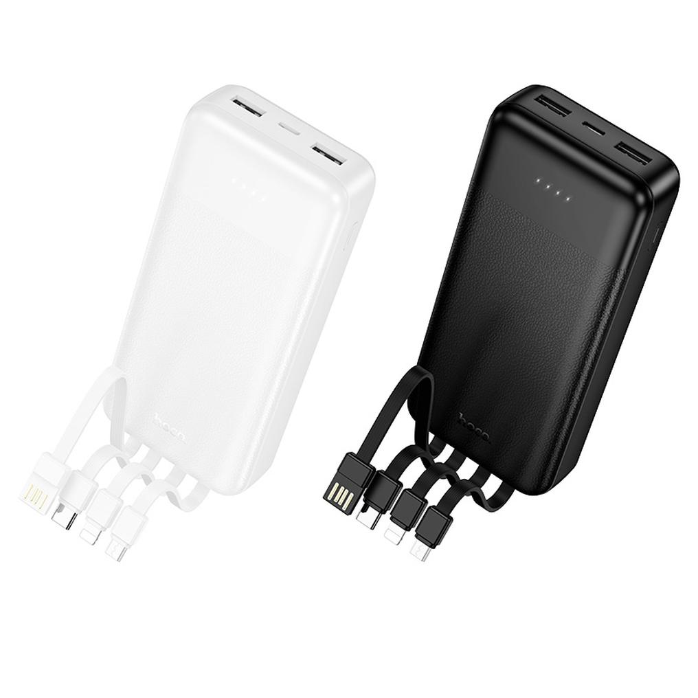 Prijenosna baterija HOCO J163A, 20000 mAh, 10 W, 1 x Lightning - 1 x microUSB - 1 x USB-C - 2 x USB-A, crna