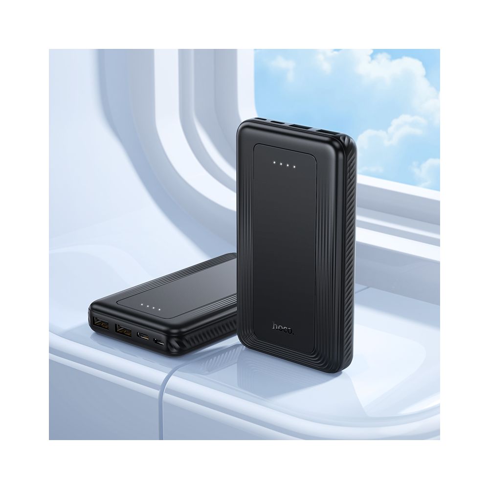 Vanjska baterija HOCO J165A, 10000mAh, 10W, 2 x USB-A, Crna