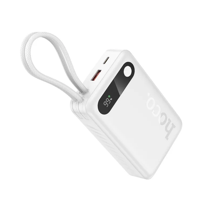 Vanjska baterija HOCO J171A, 20000mAh, 22.5W, QC + PD, 1 x Lightning - 1 x USB-A - 2 x USB-C, Bijela