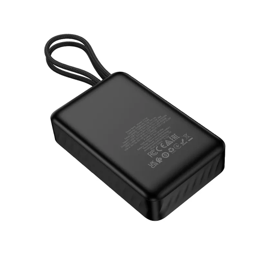 Vanjska baterija HOCO J171A, 20000mAh, 22.5W, QC + PD, 1 x Lightning - 1 x USB-A - 2 x USB-C, Crna