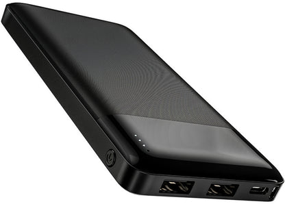 Vanjska baterija HOCO J72, 10000mAh, 10W, 2 x USB-A, Crna