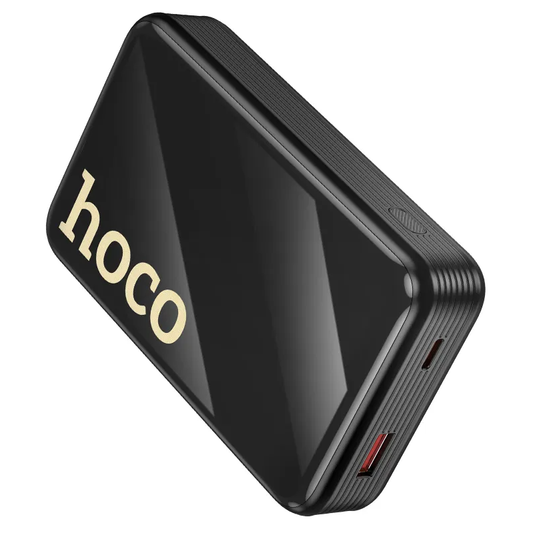 Vanjska baterija HOCO Q37A, 20000mAh, 22.5W, QC + PD, 1 x Lightning - 1 x USB-A - 2 x USB-C, Crna