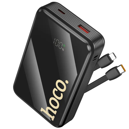 Vanjska baterija HOCO Q37A, 20000mAh, 22.5W, QC + PD, 1 x Lightning - 1 x USB-A - 2 x USB-C, Crna