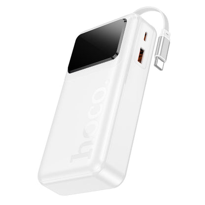 Vanjska baterija HOCO Q41, 20000 mAh, 22,5 W, QC + PD, 1 x USB-A - 2 x USB-C, bijela