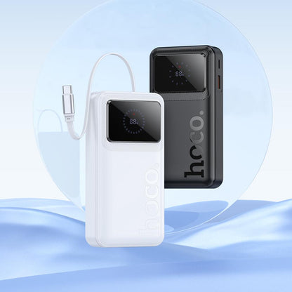 Vanjska baterija HOCO Q41, 20000 mAh, 22,5 W, QC + PD, 1 x USB-A - 2 x USB-C, bijela