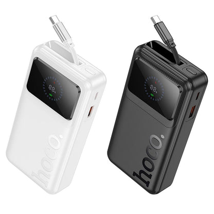 Vanjska baterija HOCO Q41, 20000 mAh, 22,5 W, QC + PD, 1 x USB-A - 2 x USB-C, bijela