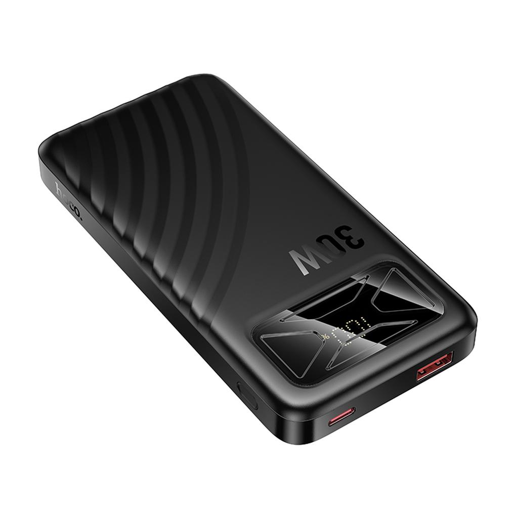 Vanjska baterija HOCO Q42, 10000 mAh, 30 W, QC + PD, 1 x USB-A - 1 x USB-C, crna