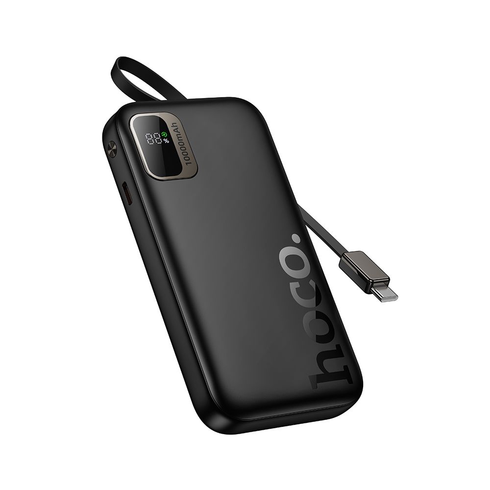Vanjska baterija HOCO Q51, 10000mAh, 20W, PD, 2 x USB-C, Crna