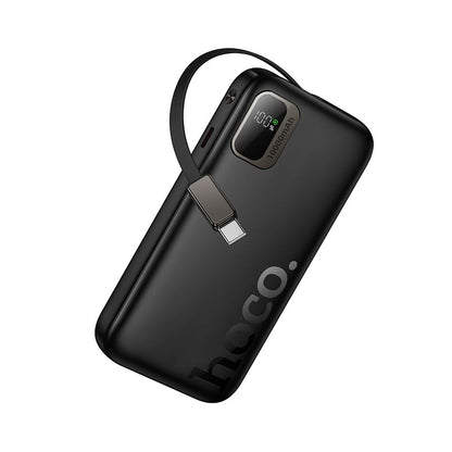 Vanjska baterija HOCO Q51, 10000mAh, 20W, PD, 2 x USB-C, Crna