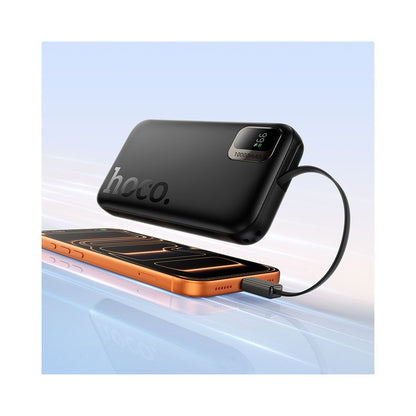 Vanjska baterija HOCO Q51, 10000mAh, 20W, PD, 2 x USB-C, Crna