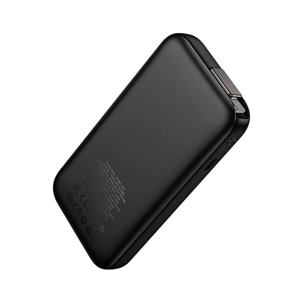 Vanjska baterija HOCO Q51, 10000mAh, 20W, PD, 2 x USB-C, Crna