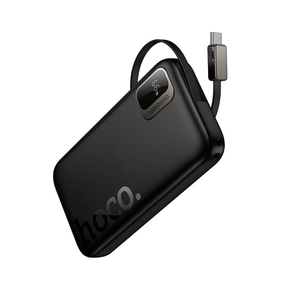 Vanjska baterija HOCO Q51, 10000mAh, 20W, PD, 2 x USB-C, Crna