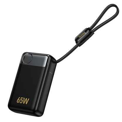 Vanjska baterija HOCO Q53, 12000mAh, 65W, QC + PD, 1 x USB-A - 2 x USB-C, Crna