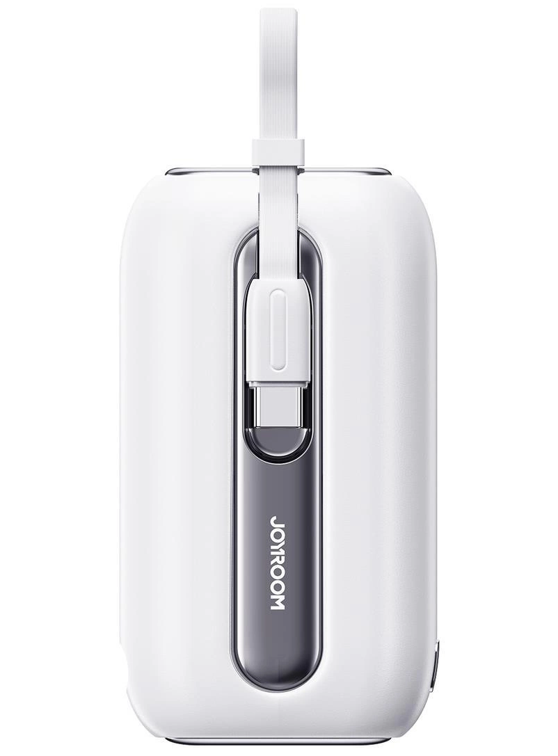 Vanjska baterija Joyroom Colorful Series JR-L012, 10000mAh, 22.5W, QC + PD, 1 x Lightning - 2 x USB-C, Bijela