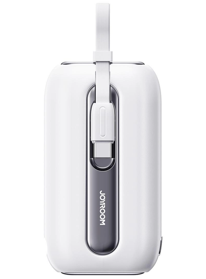 Vanjska baterija Joyroom Colorful Series JR-L012, 10000mAh, 22.5W, QC + PD, 1 x Lightning - 2 x USB-C, Bijela