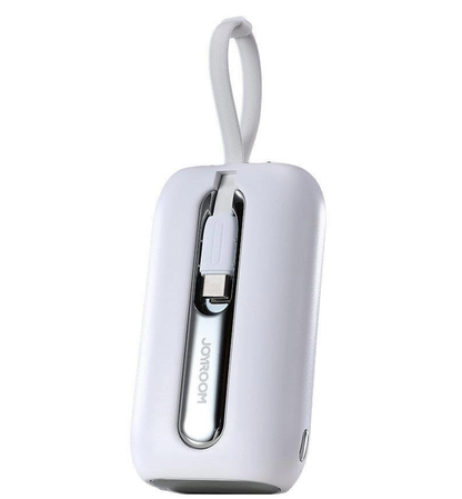 Vanjska baterija Joyroom Colorful Series JR-L012, 10000mAh, 22.5W, QC + PD, 1 x Lightning - 2 x USB-C, Bijela