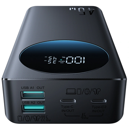 Vanjska baterija Joyroom JR-PBF02 Pro, 20000mAh, 45W, QC + PD, 2 x USB-A - 2 x USB-C, Crna