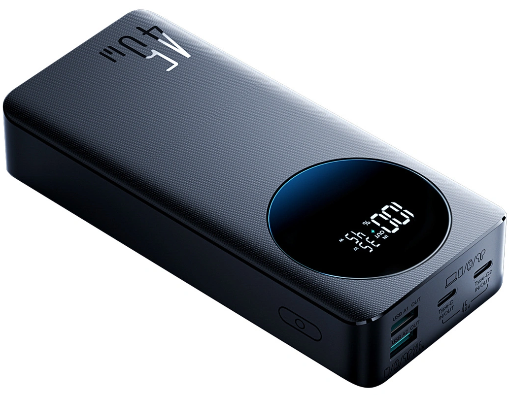 Vanjska baterija Joyroom JR-PBF02 Pro, 20000mAh, 45W, QC + PD, 2 x USB-A - 2 x USB-C, Crna