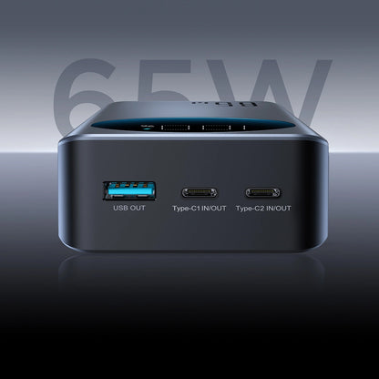 Vanjska baterija Joyroom JR-PBF05, 30000mAh, 65W, QC + PD, 1 x USB-A - 2 x USB-C, Crna