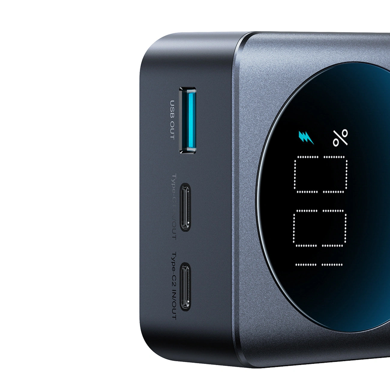 Vanjska baterija Joyroom JR-PBF05 Pro, 30000mAh, 65W, QC + PD, 1 x USB-A - 2 x USB-C, Crna