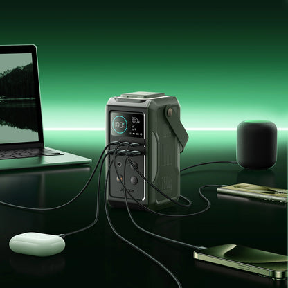 Vanjska baterija Joyroom JR-PBF10, 75000mAh, 100W, QC + PD, 3 x USB-A - 3 x USB-C, Zelena