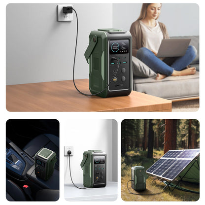 Vanjska baterija Joyroom JR-PBF10, 75000mAh, 100W, QC + PD, 3 x USB-A - 3 x USB-C, Zelena