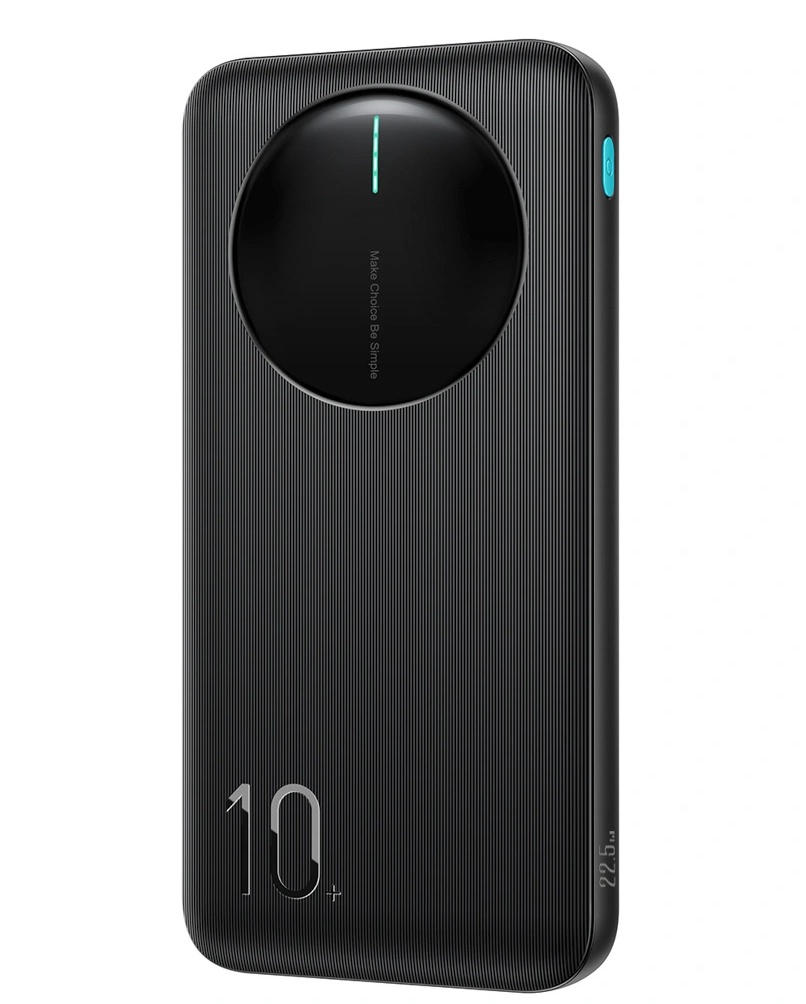 Vanjska baterija Joyroom JR-PBF12 Pro, 10000mAh, 22.5W, QC + PD, 1 x USB-C - 2 x USB-A, Crna