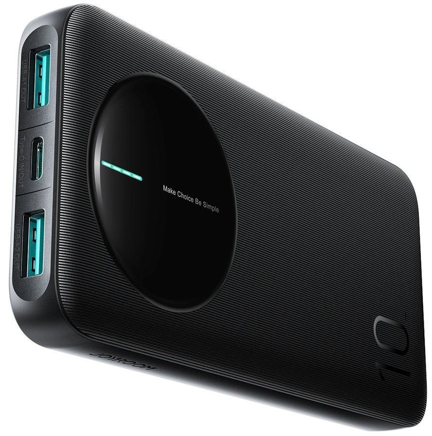 Vanjska baterija Joyroom JR-PBF12 Pro, 10000mAh, 22.5W, QC + PD, 1 x USB-C - 2 x USB-A, Crna