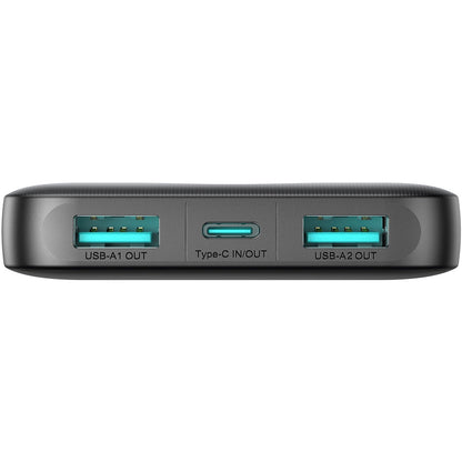 Vanjska baterija Joyroom JR-PBF12, 10000mAh, 12W, 1 x USB-C - 2 x USB-A, Crna