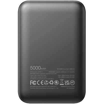 Vanjska baterija Joyroom JR-PBF13, 5000mAh, 12W, 1 x USB-C - 2 x USB-A, Crna