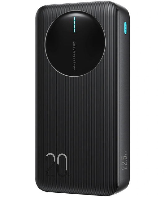 Vanjska baterija Joyroom JR-PBF14 Pro, 20000mAh, 22.5W, QC + PD, 1 x USB-C - 2 x USB-A, Crna