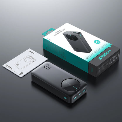 Vanjska baterija Joyroom JR-PBF14, 20000mAh, 12W, 1 x USB-C - 2 x USB-A, Crna