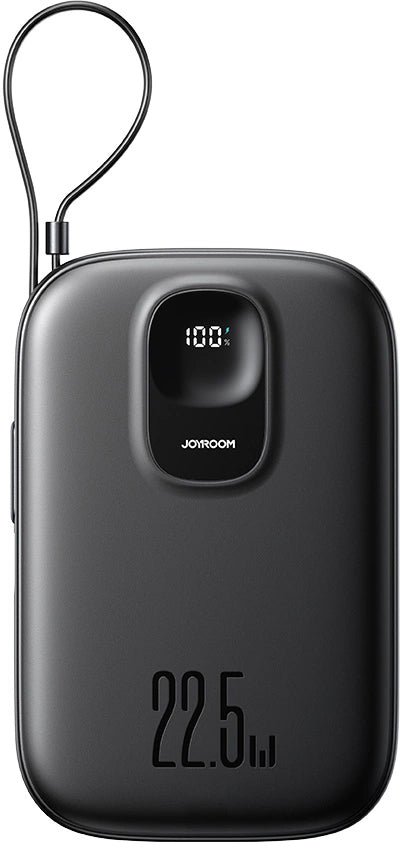 Vanjska baterija Joyroom JR-PBF17, 10000mAh, 22.5W, QC + PD, 1 x USB-A - 2 x USB-C, Crna