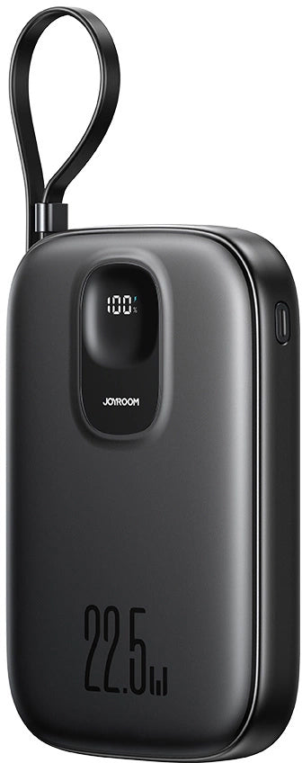 Vanjska baterija Joyroom JR-PBF17, 10000mAh, 22.5W, QC + PD, 1 x USB-A - 2 x USB-C, Crna