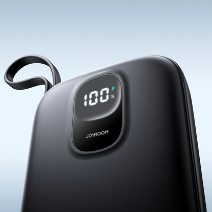 Vanjska baterija Joyroom JR-PBF18, 10000mAh, 22.5W, QC + PD, 1 x Lightning - 1 x USB-A - 1 x USB-C, Crna