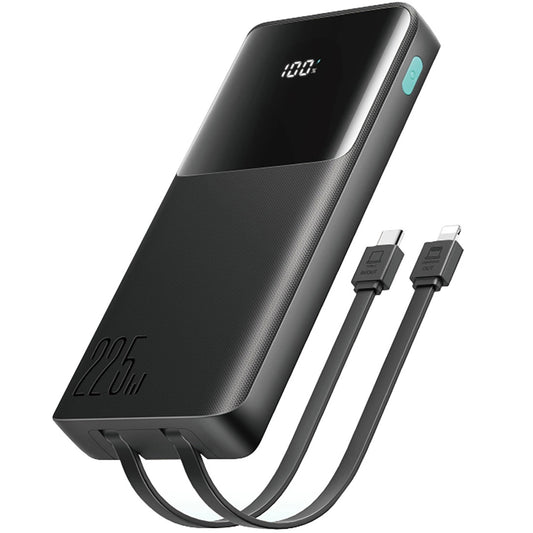 Vanjska baterija Joyroom JR-PBF19, 10000mAh, 22.5W, QC + PD, 1 x Lightning - 1 x USB-A - 2 x USB-C, Crna