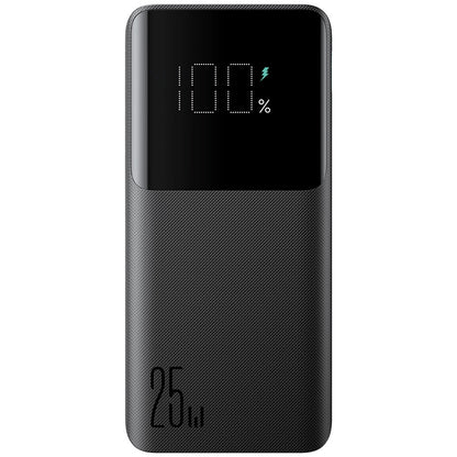 Vanjska baterija Joyroom JR-PBF20, 10000mAh, 25W, QC + PD, 1 x USB-C - 2 x USB-A, Crna