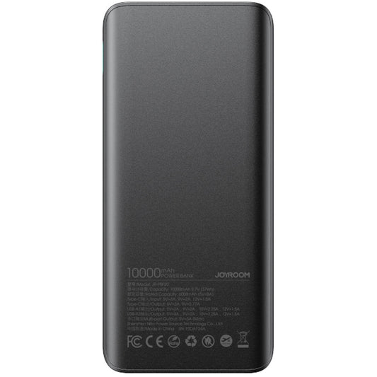 Vanjska baterija Joyroom JR-PBF20, 10000mAh, 25W, QC + PD, 1 x USB-C - 2 x USB-A, Crna