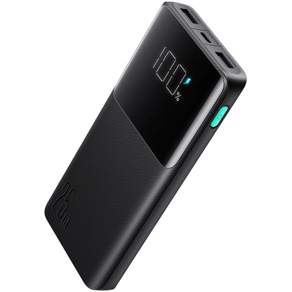 Vanjska baterija Joyroom JR-PBF20, 10000mAh, 25W, QC + PD, 1 x USB-C - 2 x USB-A, Crna