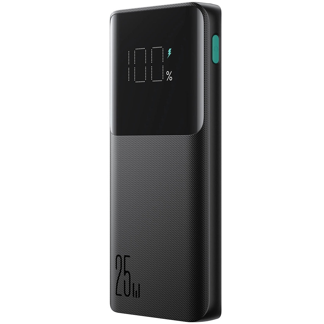 Vanjska baterija Joyroom JR-PBF20, 10000mAh, 25W, QC + PD, 1 x USB-C - 2 x USB-A, Crna