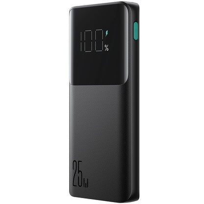 Vanjska baterija Joyroom JR-PBF20, 10000mAh, 25W, QC + PD, 1 x USB-C - 2 x USB-A, Crna