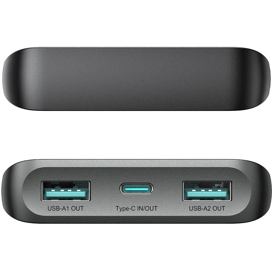 Vanjska baterija Joyroom JR-PBF20, 10000mAh, 25W, QC + PD, 1 x USB-C - 2 x USB-A, Crna